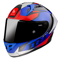 Mt Helmets Kre Plus Carbon Proyectil D7 azul