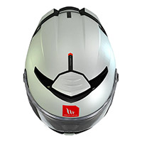 Casque Mt Helmets Thunder 4 Sv Solid A0 Blanc