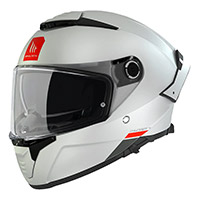 Casque Mt Helmets Thunder 4 Sv Solid A0 Blanc