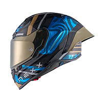 Nexx X.r3r Swirl Helmet Sky Blue