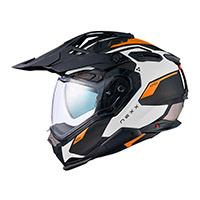 Nexx X.Wed3 Keyo ヘルメット ホワイト オレンジ マット