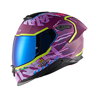 Casque Nexx Y.100r Urbangram Aubergine Mat