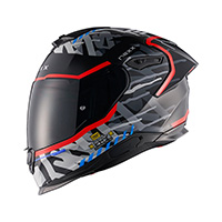 Nexx Y.100r Urbangram Helmet Black Red Matt