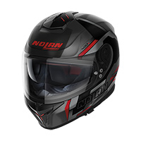 Casque Nolan N80.8 Wanted N-com Rouge