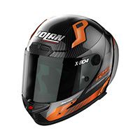 Nolan X-804 Rs Ultra Carbon Hot Lap Helmet Orange