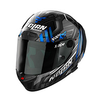 Nolan X-804 RS Ultra Carbon Spectre Helm blau