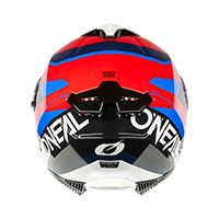 Casque O Neal Challenger 2206 Exo V.25 rouge bleu - 2