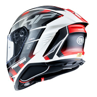 プレミアハイパーHP2ヘルメット赤白灰色 - 3