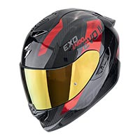 Scorpion Exo 1400 Evo 2 Carbon Air Platted rosso