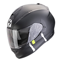 Scorpion Exo 491 Code Helmet Black Matt Silver