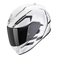 Scorpion Exo 491 Kripta ヘルメット ホワイト ブラック