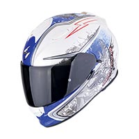 Casco Scorpion Exo 491 Run bianco blu