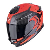 Casco Scorpion Exo-GT Sp Air Flex negro plata