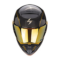 スコーピオン Exo-HX1 カーボン SE ヘルメット ブラック ゴールド