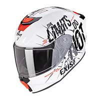 Scorpion Exo-jnr Air Boum Helmet White Black Kid