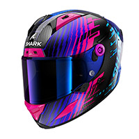 Casco Shark Aeron Edgy viola azul