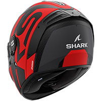 Casco Shark Spartan RS Carbon Shawn Mat rojo