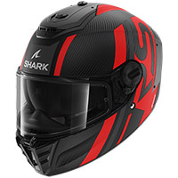 Shark Spartan Rs Carbon Shawn Mat Helmet Red