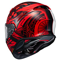 Casco Shoei NXR 2 Beaut TC-1 rojo - 4