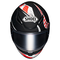 Casque Shoei NXR 2 Knee Down TC-5 rouge - 4