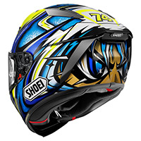 Shoei X-spr Pro Daijiro Tc-3 Helmet Blue Yellow - 2