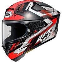 Shoei X-spr Pro Escalate Tc4 Helmet Red Green