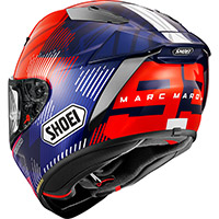 Casque Shoei X-SPR Pro Marquez8 TC1 rouge bleu - 2