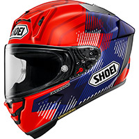 Shoei X-SPR Pro Marquez8 TC1 ヘルメット レッド ブルー