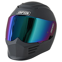 Simpson Speed ​​2206 Helm schwarz glänzend