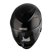 Simpson Venom 22.06 Helmet Black Gloss