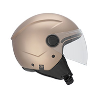 Casco Acerbis Jet Brezza Metallic marrón