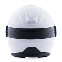 Blauer Hacker Helmet White