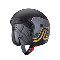 Caberg Freeride Trophy Helmet Black Matt Grey Gold