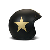 Dmd Jet Retro Helmet Star Gold