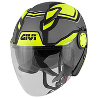 Givi 12.3 Stratos Shade Helmet Titanium Yellow