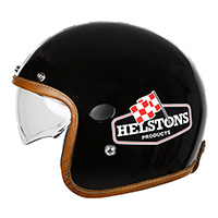 Casco Helstons Flag Carbon negro