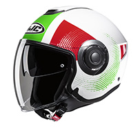 Hjc I40n Pyle Helmet White Green Red