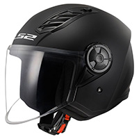 Casco LS2 OF616 Airflow 2 Solid negro opaco
