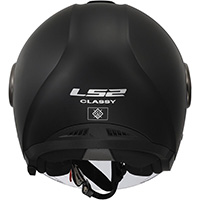 LS2 OF620 クラッシーソリッドヘルメット ブラックマット - 2
