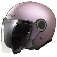 LS2 OF620 クラッシーソリッドヘルメット ピンク