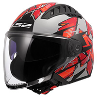 Ls2 Of600 Copter 2 Kanji Helmet Grey