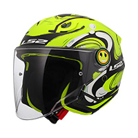 Ls2 Of622 Funny 2 Glup Kid Helmet Yellow Kid