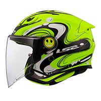 Ls2 Of622 Casque Enfant Funny 2 Glup Jaune