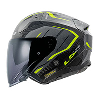 Ls2 Of603 Infinity 2 Carbon Urus Helmet Yellow