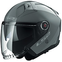 LS2 OF603 Infinity 2 Solid Helm schwarz matt