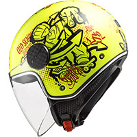 Casco Skater LS2 Sphere Lux Of558 hv amarillo