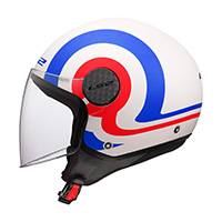 Ls2 Of558 Sphere Lux 2 Urby Helmet Blue Red Matt