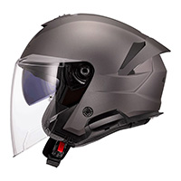 Casco LS2 OF618 Verso 2 Solid titanio opaco