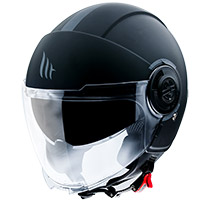 Casque Mt Helmets Viale Sv Solid A1 Mat Noir