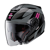 Nolan N40.5 06 Crosswalk N-com Helmet Grey Pink